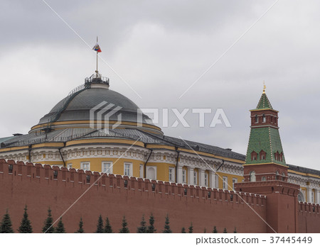 Kremlin Moscow Dome of Senate building Russian Kremlin Moscow Dome of Senate building Russian 37445449