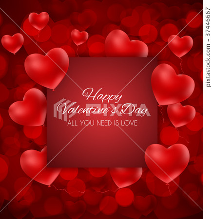 Valentine's Day Heart  Love and Feelings Backgroun 37446667
