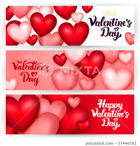 Happy Valentine Day Banners Happy Valentine Day Banners 37446761