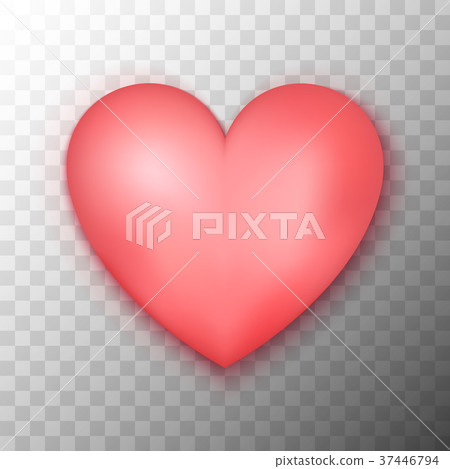 Pink Heart Transparent Background Pink Heart Transparent Background 37446794