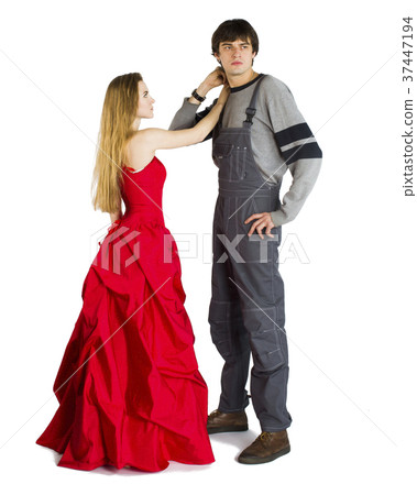 Concept of mesalliance and unequal match. Concept of mesalliance and unequal match. 37447194