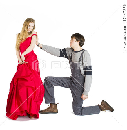 Concept of mesalliance and unequal match. Concept of mesalliance and unequal match. 37447276
