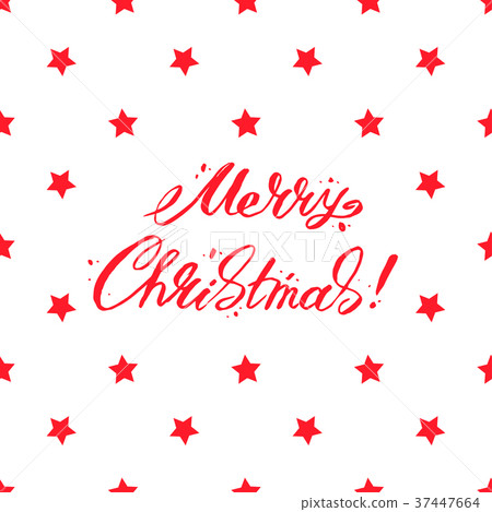 Merry Christmas text vector design.  37447664