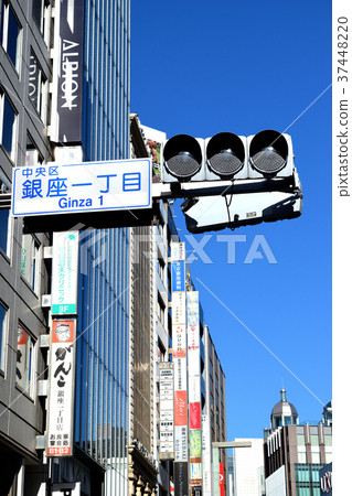 Ginza 1 Chome Stock Photo 3744