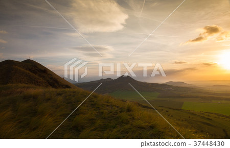 View from the top of Rana hill at sunrise. View from the top of Rana hill at sunrise. 37448430