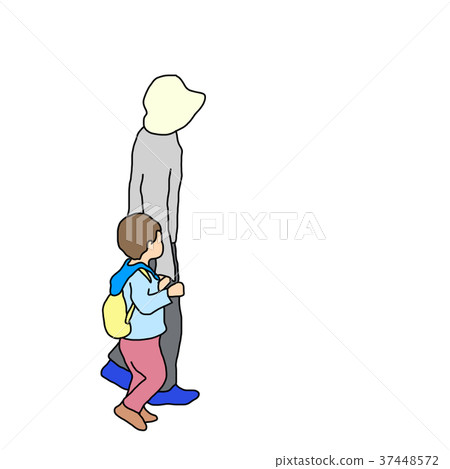 Parents and children holding hands Parents and children holding hands 37448572