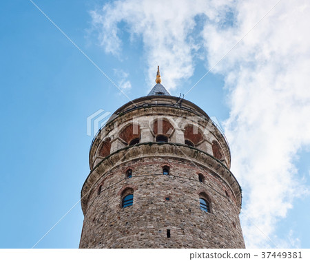 Galatana tower with sky background 37449381