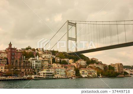 beautiful view of the Bosphorus Bridge 37449718