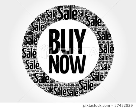 BUY NOW stamp words cloud 37452829