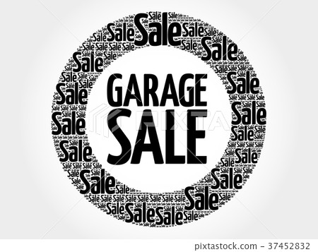 GARAGE SALE words cloud 37452832