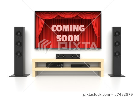 Coming Soon poster with home cinema 37452879