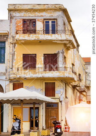 Architecture of resort town Rethymno, Greece Crete Architecture of resort town Rethymno, Greece Crete 37454230