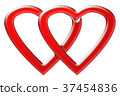 Two hearts united for Valentine's Day 37454836