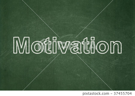 Finance concept: Motivation on chalkboard 37455704
