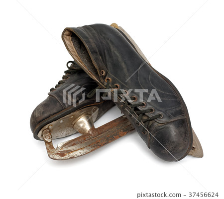 Pair of old ice skates 37456624