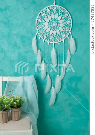 White dream catcher 37457053