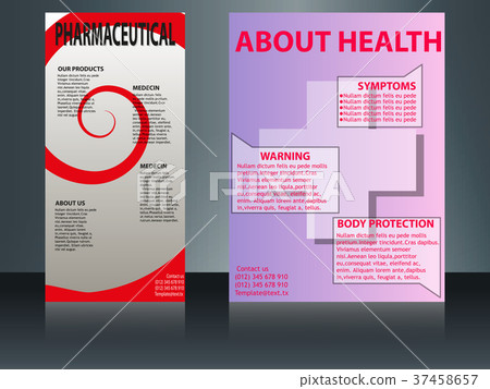 collection of 2 abstract medical business cards or 37458657
