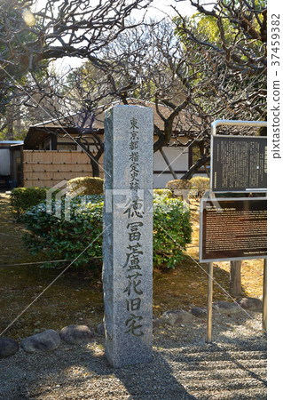 Setagaya walk: Roka Hakata Spring Garden Tokutomi Ruka Former residence monument Setagaya walk: Roka Hakata Spring Garden Tokutomi Ruka Former residence monument 37459382