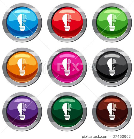 Circuit board inside light bulb set 9 collection 37460962