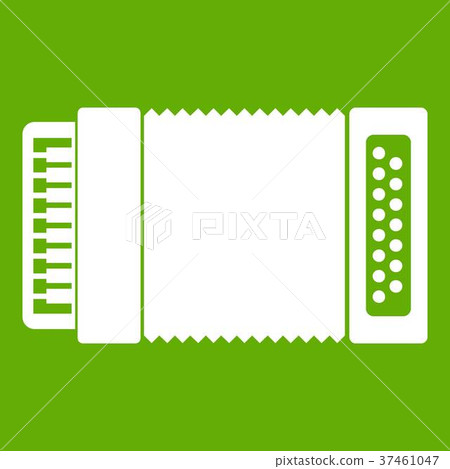 Accordion icon green 37461047