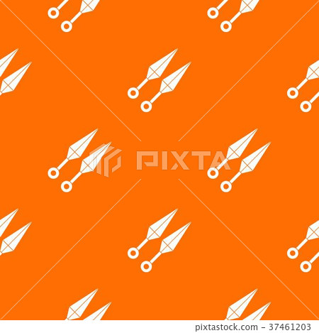 Ninja weapon kunai pattern seamless - Stock Illustration [37461203] - PIXTA