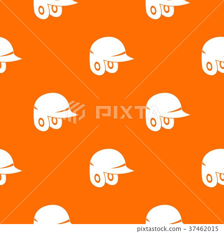 Baseball helmet pattern seamless 37462015