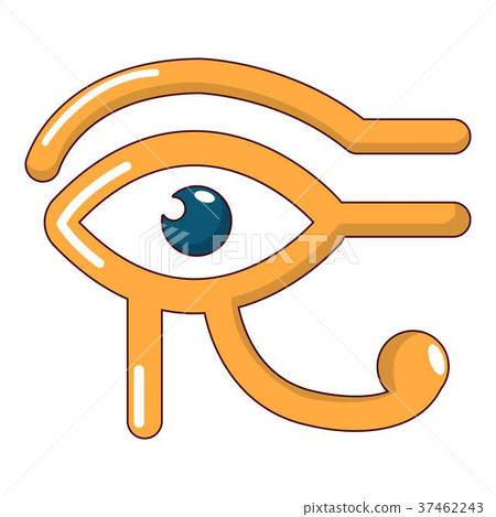 Eye horus icon, cartoon style Eye horus icon, cartoon style 37462243