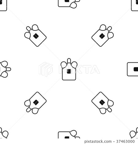 Blacksmiths apron pattern seamless black Blacksmiths apron pattern seamless black 37463000