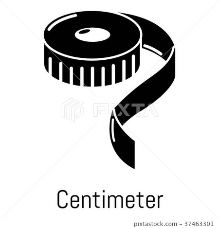 Centimeter icon, simple black style Centimeter icon, simple black style 37463301