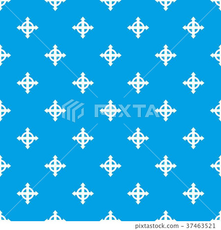 Arrows target pattern seamless blue Arrows target pattern seamless blue 37463521