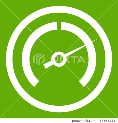 Speedometer icon green Speedometer icon green 37463533