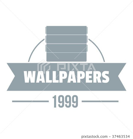 Wallpaper logo, gray monochrome style Wallpaper logo, gray monochrome style 37463534