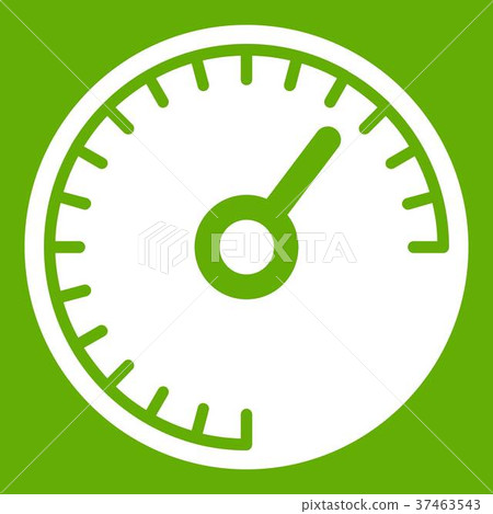 Speedometer icon green Speedometer icon green 37463543