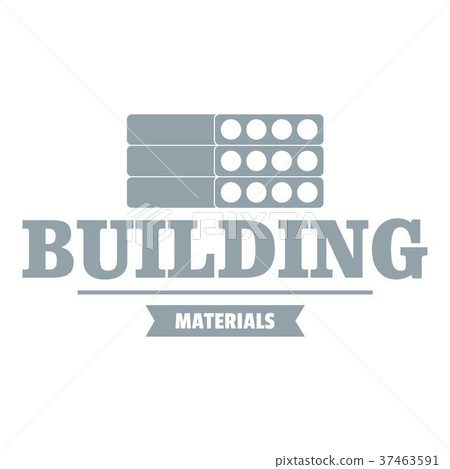 Construction emblem logo, gray monochrome style Construction emblem logo, gray monochrome style 37463591