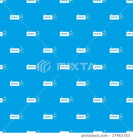 Airport departure sign pattern seamless blue 37463783