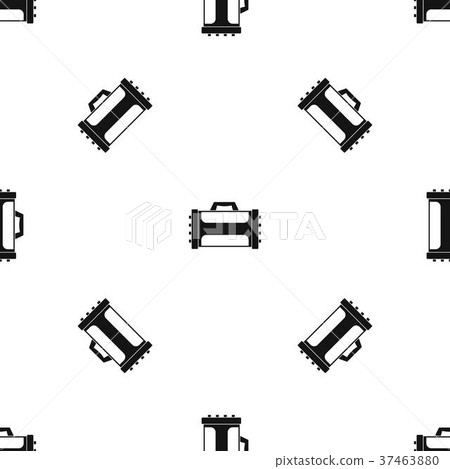 Welding machine pattern seamless black 37463880