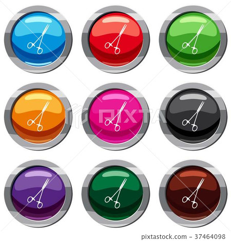 Medical clamp scissors set 9 collection 37464098