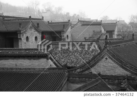 王家大院 平遙古城 清代民居 紅燈籠 傳統建築 文化遺產 王家大院 平遙古城 清代民居 紅燈籠 傳統建築 文化遺產 37464132