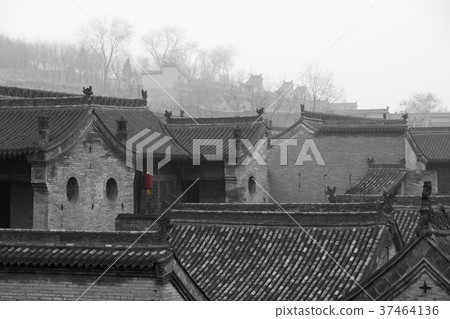 王家大院 平遙古城 清代民居 紅燈籠 傳統建築 文化遺產 37464136