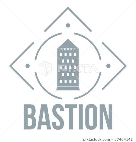 Bastion logo, simple gray style Bastion logo, simple gray style 37464141