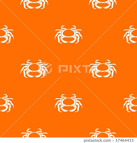 Seafood crab pattern seamless Seafood crab pattern seamless 37464433