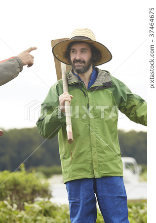 Foreign male with agriculture Foreign male with agriculture 37464675