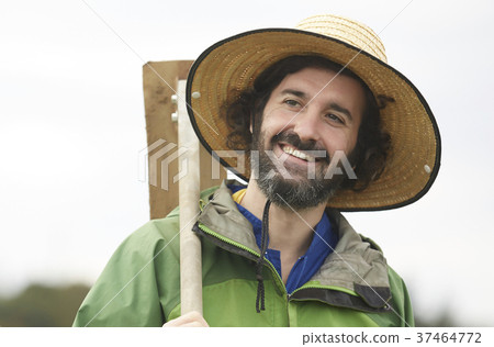 Foreign male with agriculture 37464772
