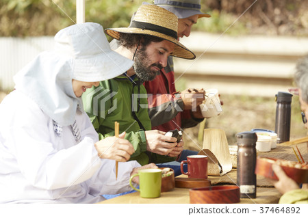 農業休息午餐外國人 37464892