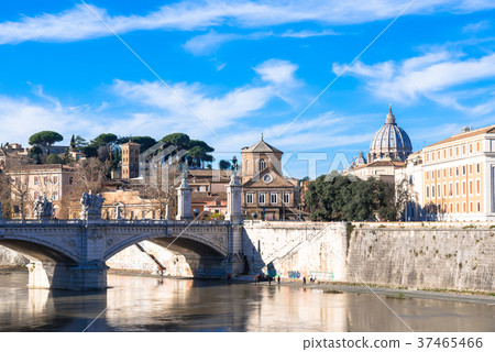 Rome Tupele and cupola of St. Peter's Basilica Rome Tupele and cupola of St. Peter's Basilica 37465466