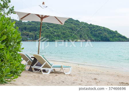 Beach chairs for vacations and relax at the beach Beach chairs for vacations and relax at the beach 37466696