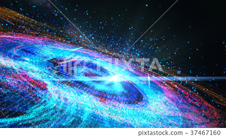Abstract futuristic multicolored digital backgroun 37467160