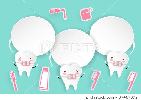 cute cartoon tooth cute cartoon tooth 37467372