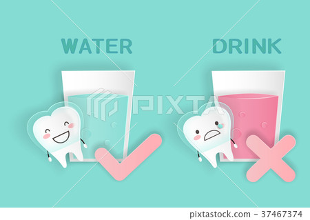 cute cartoon tooth cute cartoon tooth 37467374