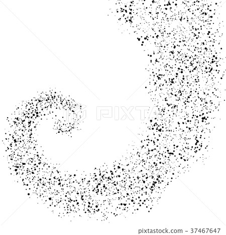 Abstract Spiral Halftone Dots Background. EPS 10 37467647